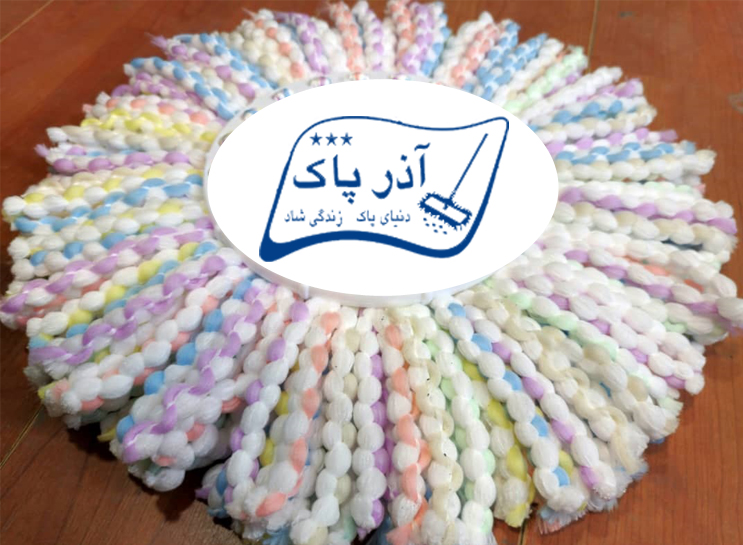 پارچه 2 رنگ میکروفایبر تی چرخشی